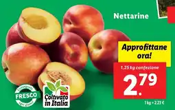 Lidl Nettarine offerta