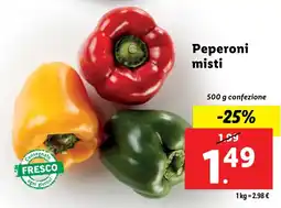 Lidl Peperoni misti offerta