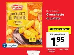 Lidl Harvest Basket Crocchette di patate offerta