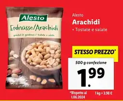 Lidl Alesto Arachidi offerta