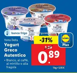 Lidl Yomo Delta Yogurt Greco Autentico offerta