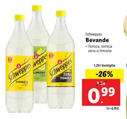 Lidl Schweppes Bevande offerta