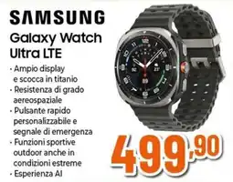 Expert Samsung galaxy watch ultra LTE offerta