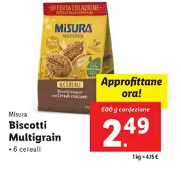 Lidl Misura Biscotti Multigrain offerta