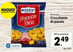 Lidl Mcennedy Crocchette di patate offerta