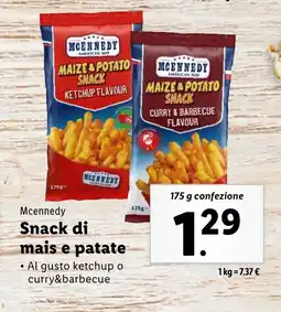 Lidl Mcennedy Snack di mais e patate offerta