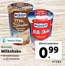 Lidl Mcennedy Milkshake offerta