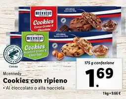 Lidl Mcennedy Cookies con ripieno offerta