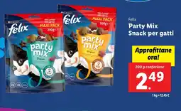 Lidl Felix Party Mix Snack per gatti offerta