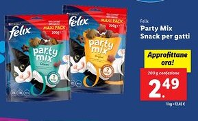 Lidl Felix Party Mix Snack per gatti offerta