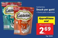 Lidl Catisfactions Snack per gatti offerta