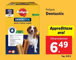 Lidl Pedigree Dentastix offerta