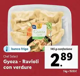 Lidl Chef Select Gyoza - Ravioli con verdure offerta