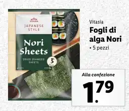 Vitasia Fogli di alga Nori