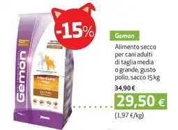 Coop Gemon alimento secco per cani adulti offerta