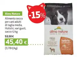 Coop Almo nature alimento secco per cani adulti offerta