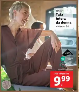 Lidl esmara Tuta intera da donna offerta
