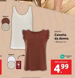Lidl esmara Canotta da donna offerta