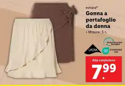 Lidl esmara Gonna a portafoglio da donna offerta