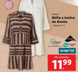 Lidl esmara Abito a tunica da donna offerta