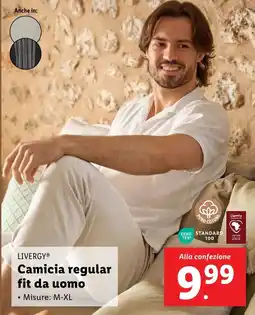Lidl LIVERGY Camicia regular fit da uomo offerta