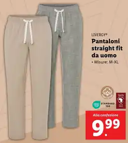 Lidl LIVERGY Pantaloni straight fit da uomo offerta