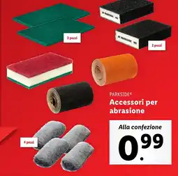 Lidl PARKSIDE Accessori per abrasione offerta