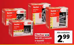 Lidl fischer Set viti e tasselli offerta