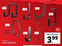 Lidl PARKSIDE Ganci multiuso offerta