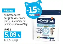 Coop Advance alimento secco per gatti, veterinary diets, gastroenteric, sensitive offerta