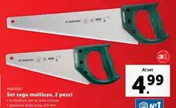 Lidl PARKSIDE Set sega multiuso, 2 pezzi offerta