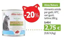 Coop Almo nature alimento umido per gatti, hfc, vari gusti offerta