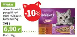 Coop Whiskas alimento umido per gatti, vari offerta