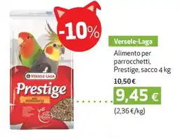 Coop Versele-laga alimento per parrocchetti, prestige offerta