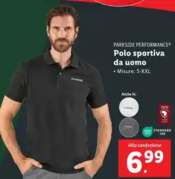 Lidl PARKSIDE PERFORMANCE Polo sportiva da uomo offerta