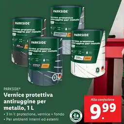 Lidl PARKSIDE Vernice protettiva antiruggine per metallo offerta