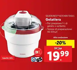 Lidl SILVERCREST KITCHEN TOOLS Gelatiera offerta