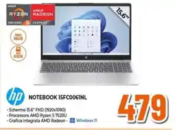 Expert hp NOTEBOOK 15FC006INL offerta