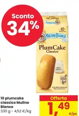 Despar 10 plumcake classico mulino bianco offerta