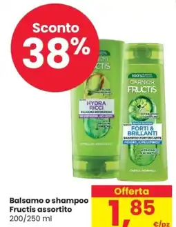 Despar Balsamo o shampoo fructis assortito offerta