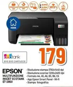 Expert Epson multifunzione inkjet ecotank ET-2860 offerta