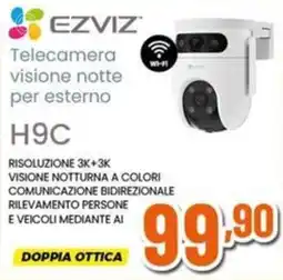Expert EZVIZ Telecamera visione notte per esterno H9C offerta