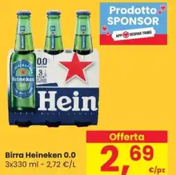 Despar Birra heineken 0.0 offerta