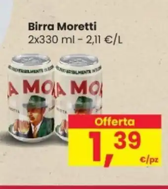 Despar Birra Moretti offerta