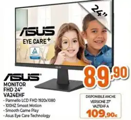 Expert Asus monitor FHD 24" VA24EHF offerta