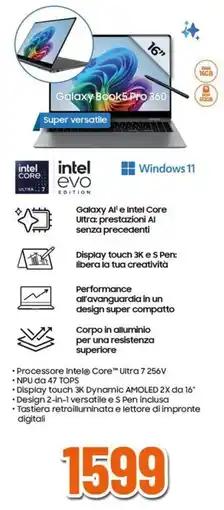 Expert Galaxy Book5 Pro 360 offerta