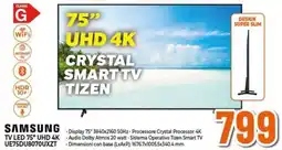 Expert SAMSUNG TV LED 75" UHD 4K UE75DU8070UXZT offerta