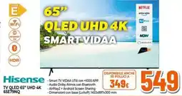 Expert Hisense TV QLED 65" UHD 4K 65E79NQ offerta