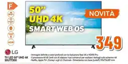 Expert LG TV LED 50" UHD 4K 50UT7300 offerta