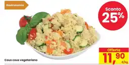 Despar Gastronomia cous cous vegetariano offerta